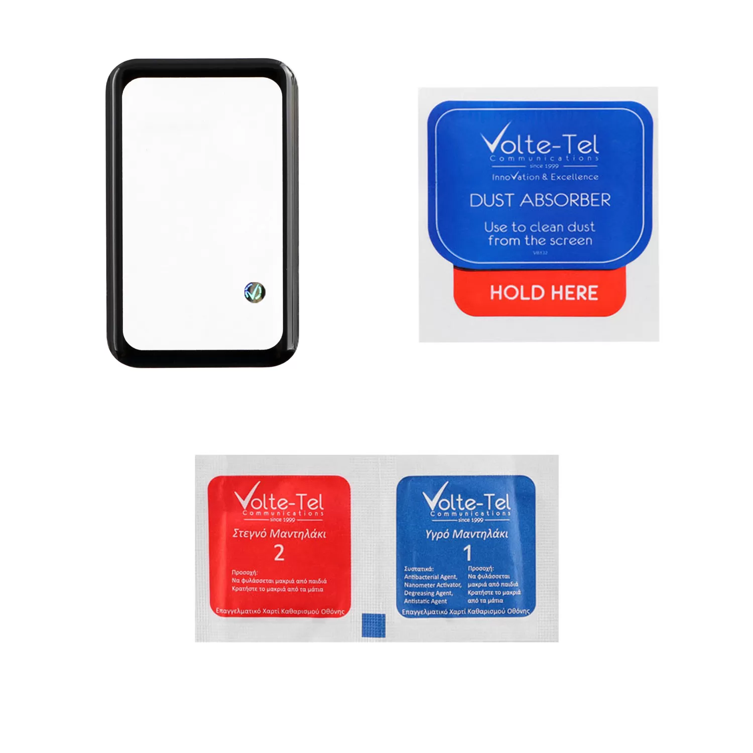 VOLTE-TEL PLEXI TEMPERED GLASS HUAWEI BAND 11 PRO 3D EDGE 1.62in 0.30mm FULL GLUE FULL COVER BLACK - Image 3