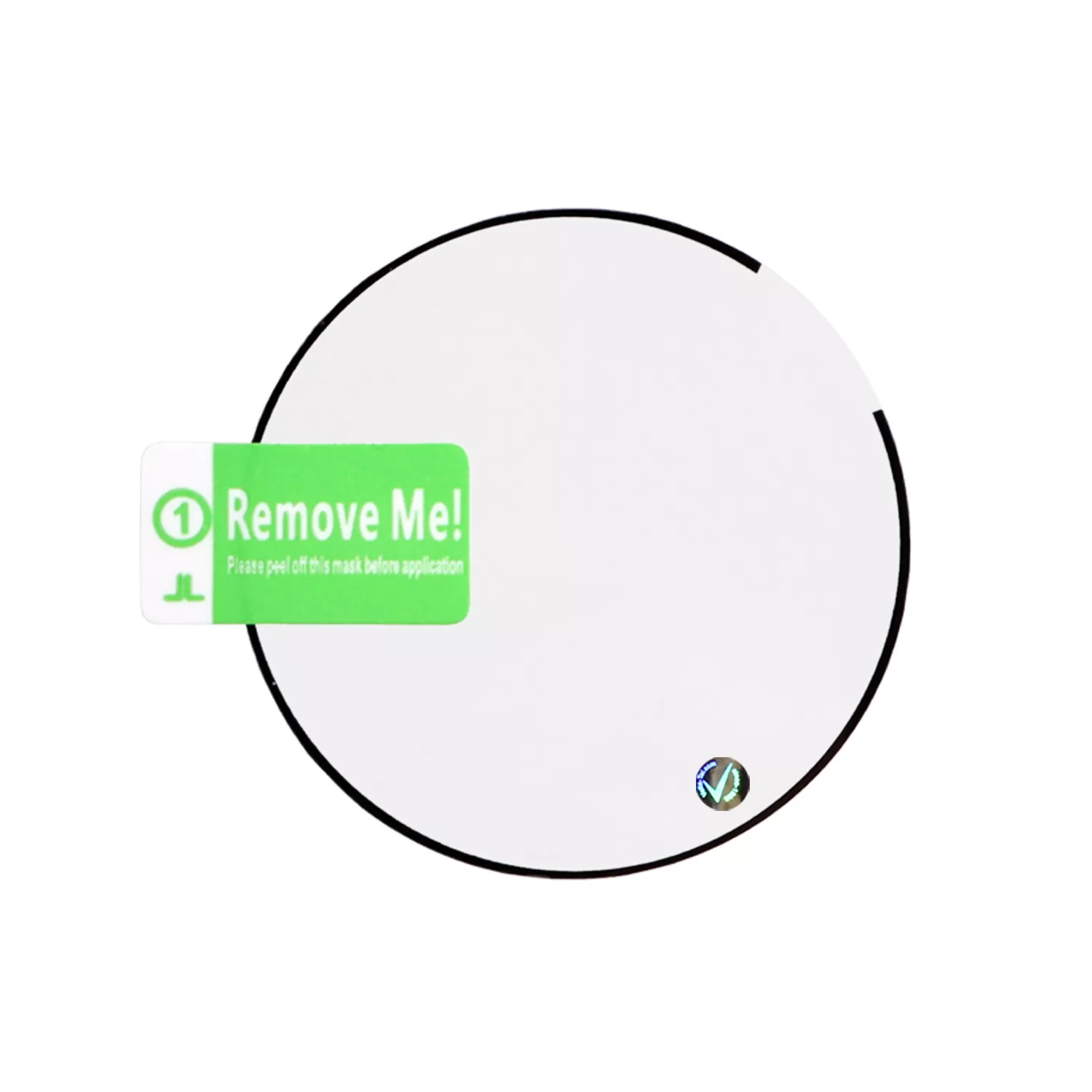 VOLTE-TEL PLEXI TEMPERED GLASS GARMIN INSTINCT 3 50mm 3D EDGE 1.1in 0.30mm FULL GLUE FULL COVER BLACK - Image 2