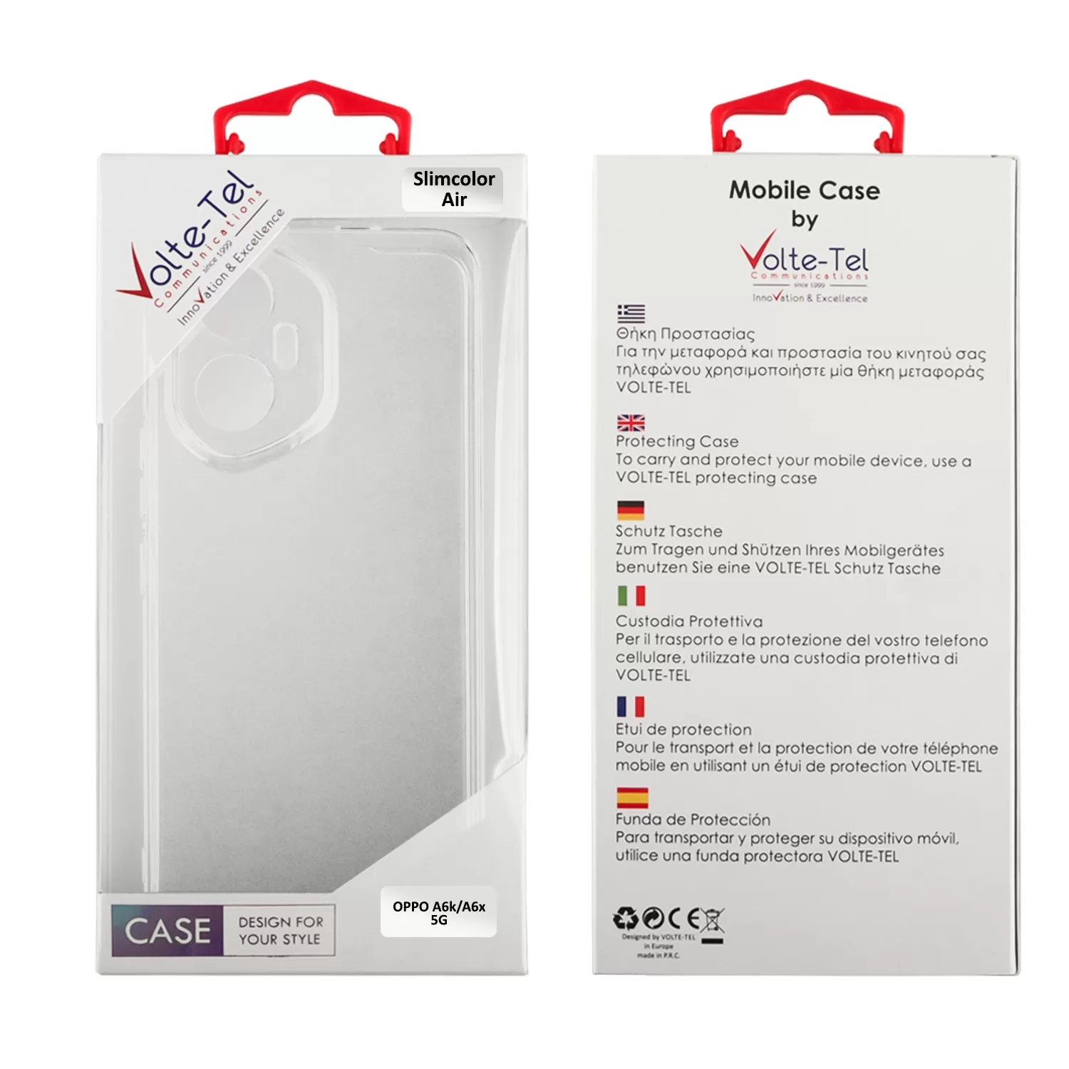 VOLTE-TEL ΘΗΚΗ OPPO A6k/A6x 5G 6.75" SLIMCOLOR AIR TPU FULL CAMERA PROTECTION ΔΙΑΦΑΝΗ - Image 6