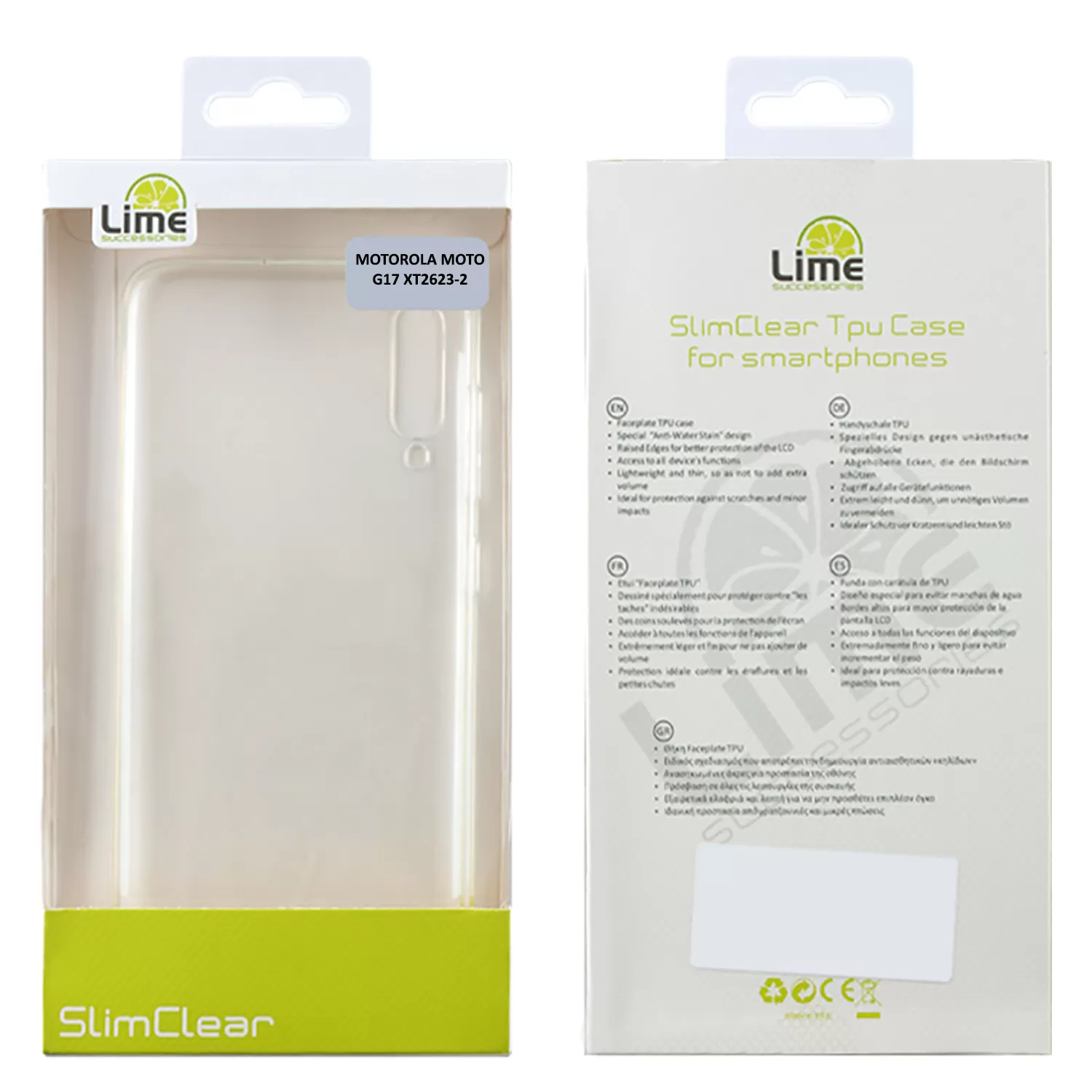 LIME ΘΗΚΗ MOTOROLA MOTO G17 XT2623-2 6.72" SLIMCLEAR TPU CAMERA GUARD ΔΙΑΦΑΝΗ - Image 4