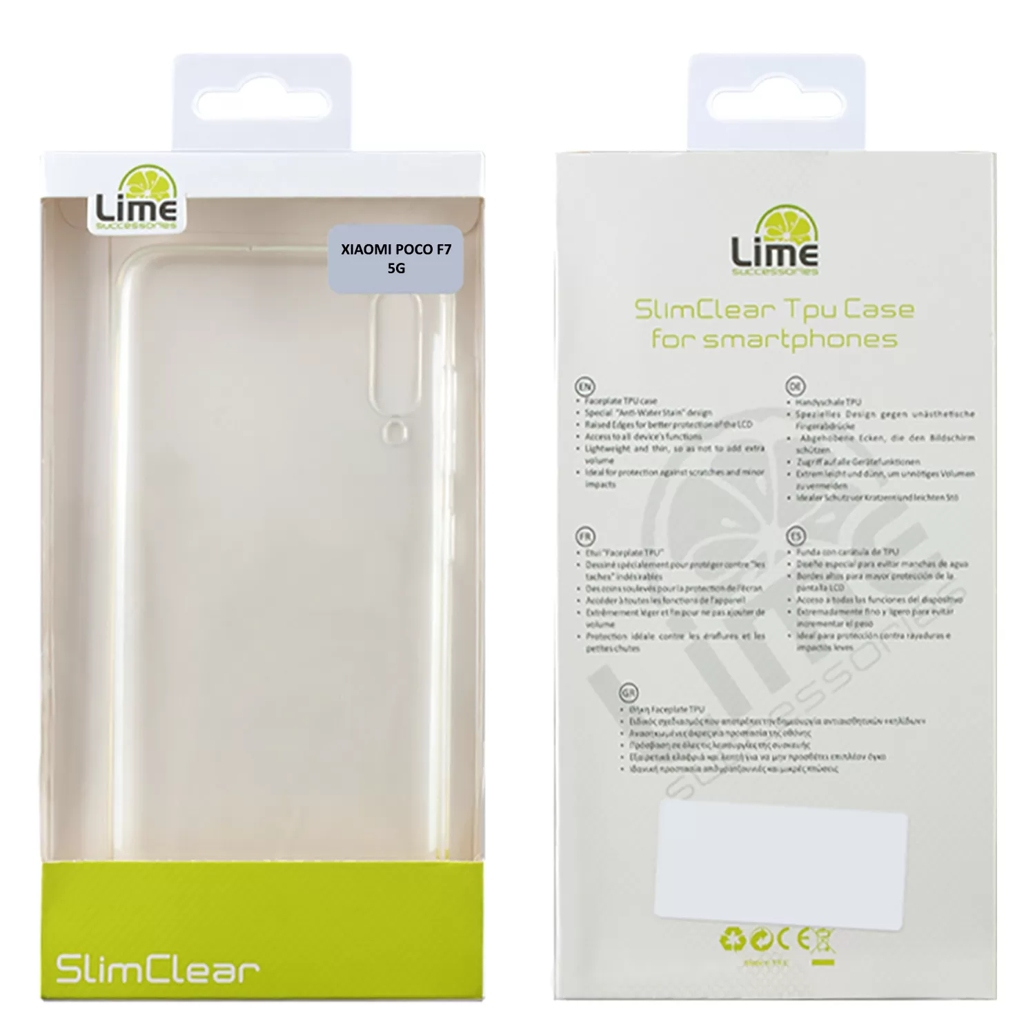 LIME ΘΗΚΗ XIAOMI POCO F7 5G 6.83" SLIMCLEAR TPU CAMERA GUARD ΔΙΑΦΑΝΗ - Image 4