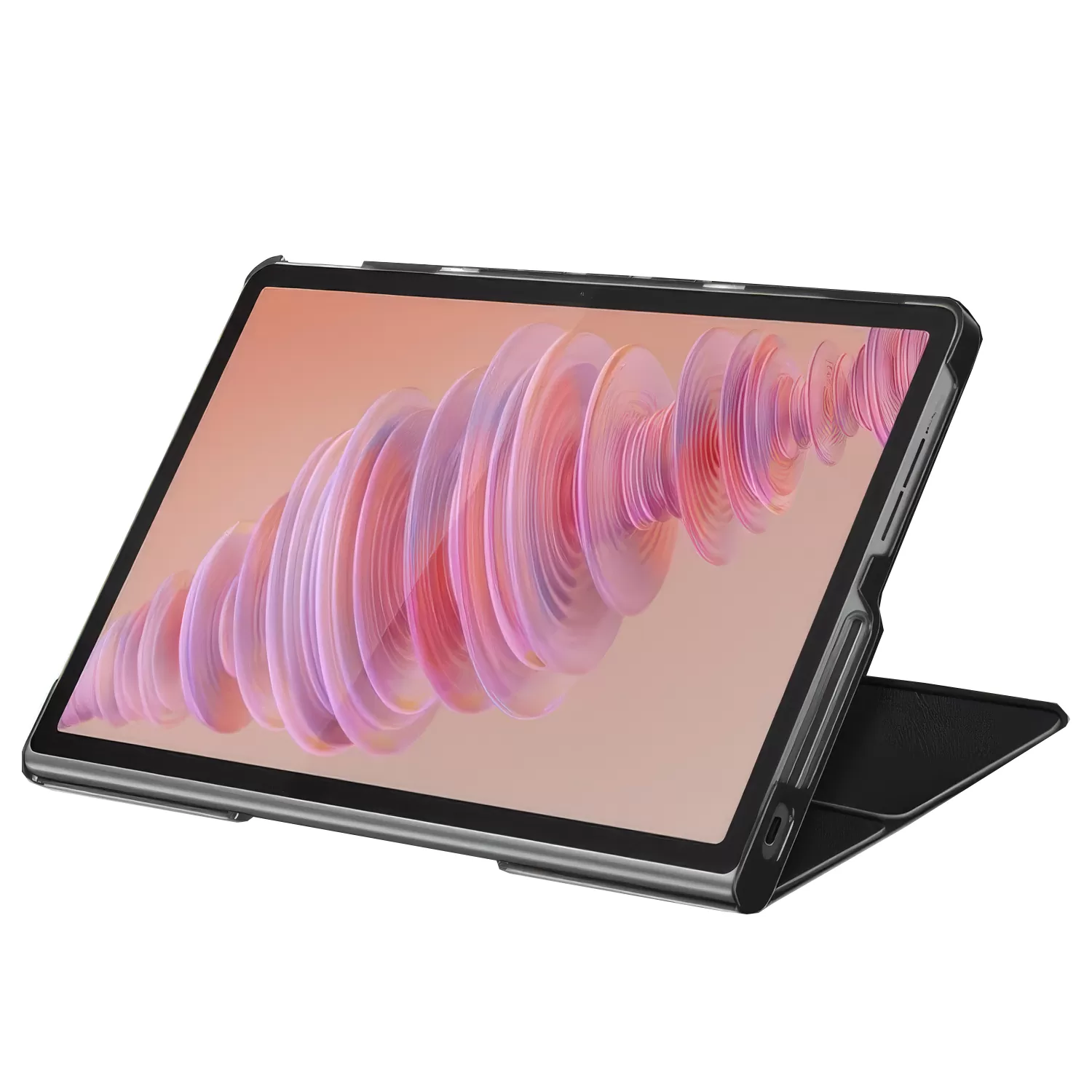 VOLTE-TEL ΘΗΚΗ LENOVO TAB PLUS 2024 TB351FU 11.5in LEATHER BOOK SLIM COVER STAND BLACK - Image 4