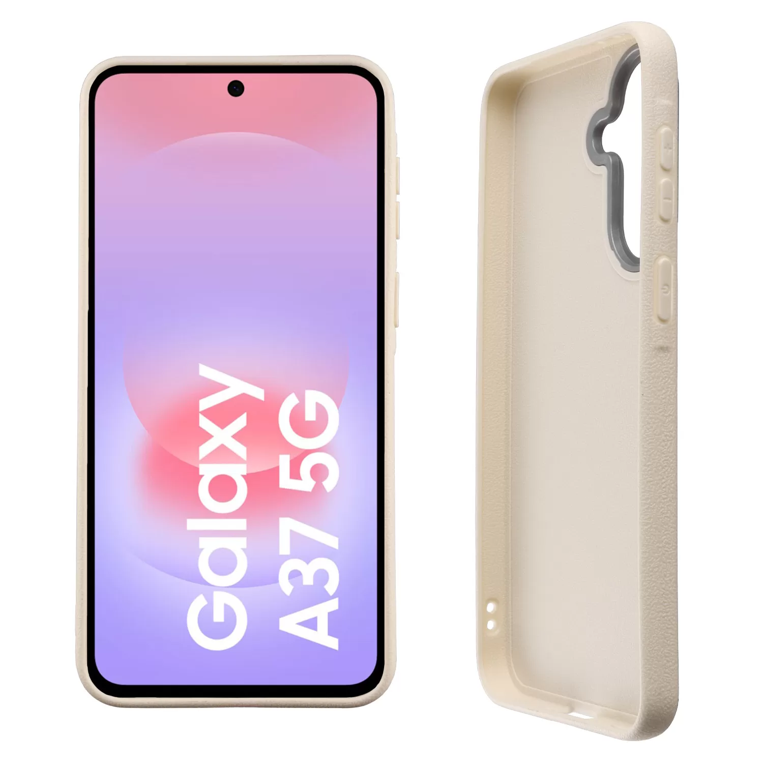 LIME ΘΗΚΗ SAMSUNG A37 5G A376 6.7" FLEXISNAP TPU CAMERA GUARD OFF WHITE - Image 2