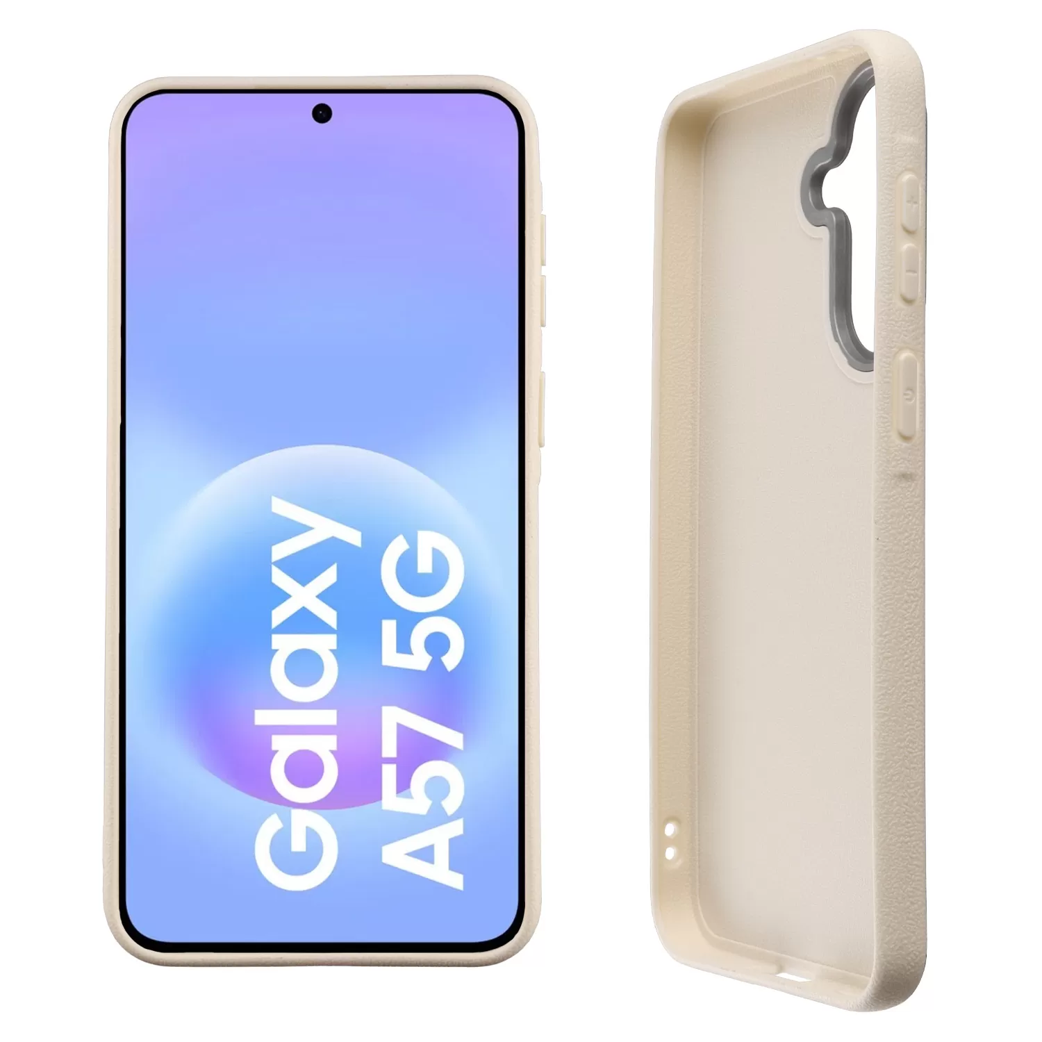 LIME FLEXISNAP TPU ΘΗΚΗ SAMSUNG A57 5G A576 6.7in CAMERA GUARD OFF WHITE - Image 2