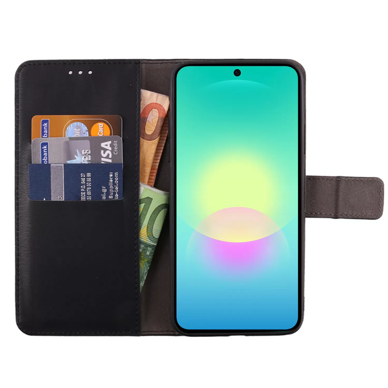 VOLTE-TEL ALLURE ΘΗΚΗ SAMSUNG A27 5G A276 6.7in  MAGNET BOOK STAND CLIP BLACK - Image 2