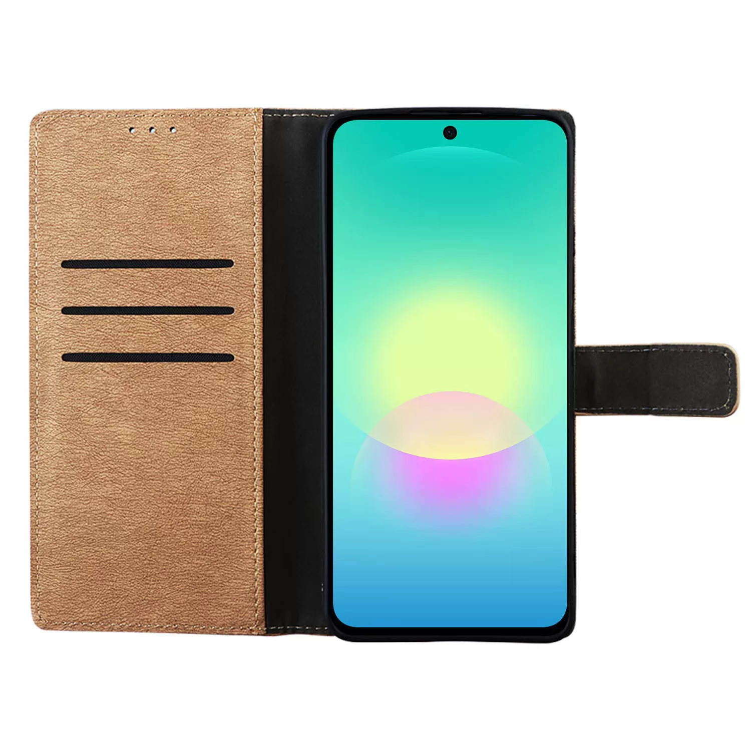 VOLTE-TEL ALLURE ΘΗΚΗ SAMSUNG A27 5G A276 6.7in  MAGNET BOOK STAND CLIP GOLD - Image 2