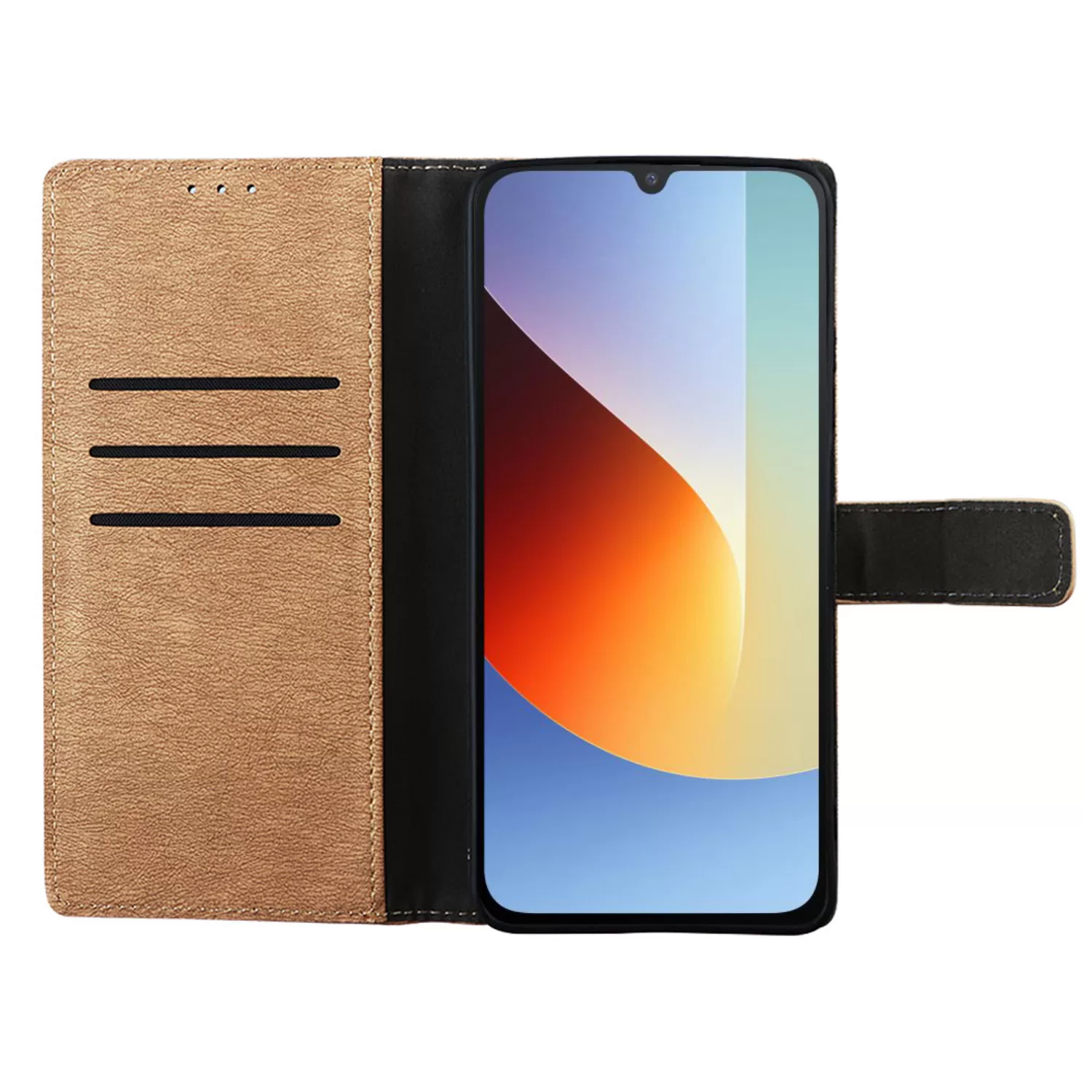VOLTE-TEL ALLURE ΘΗΚΗ XIAOMI REDMI A7 PRO 4G 6.9in  MAGNET BOOK STAND CLIP GOLD - Image 2