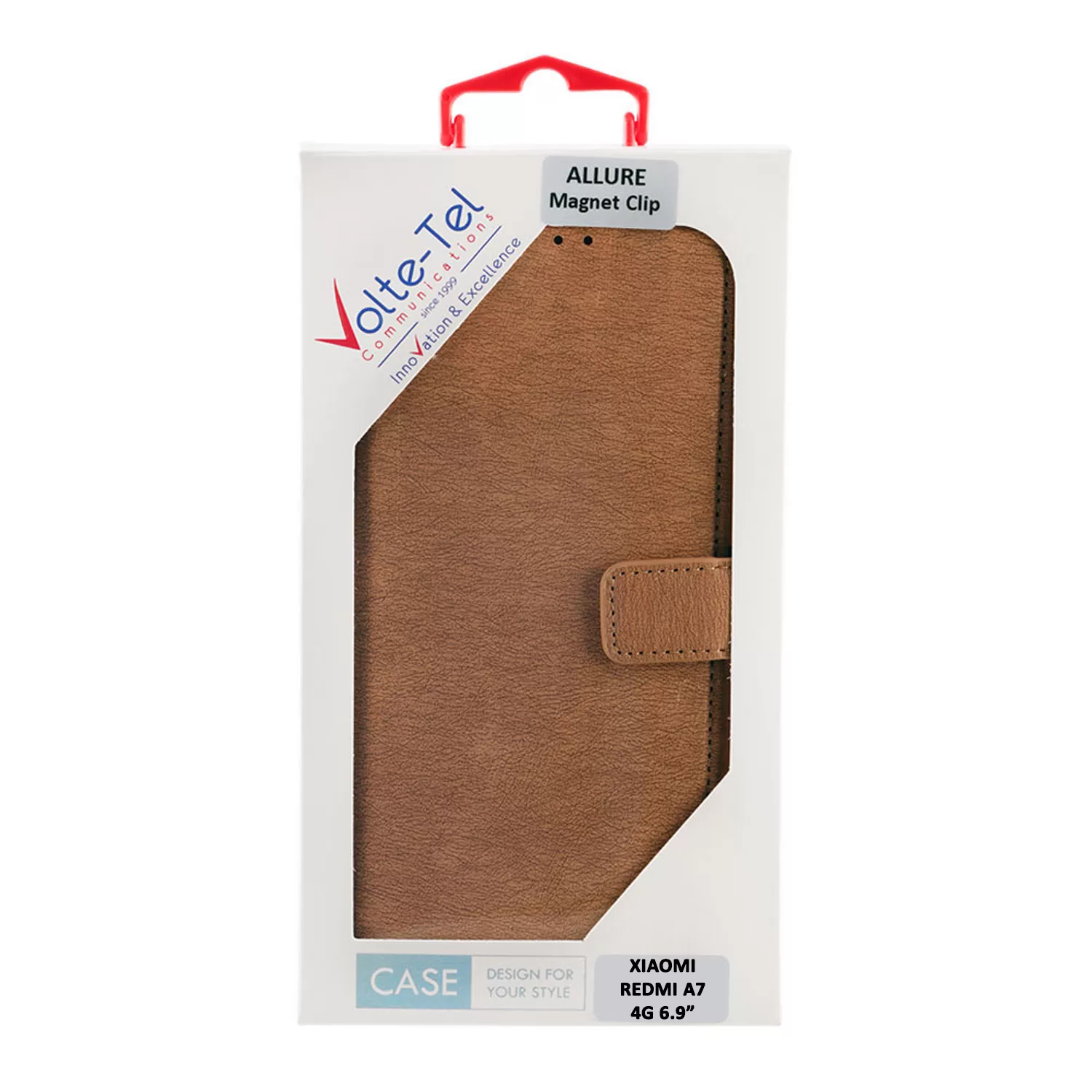 VOLTE-TEL ALLURE ΘΗΚΗ XIAOMI REDMI A7 PRO 4G 6.9in  MAGNET BOOK STAND CLIP GOLD - Image 6