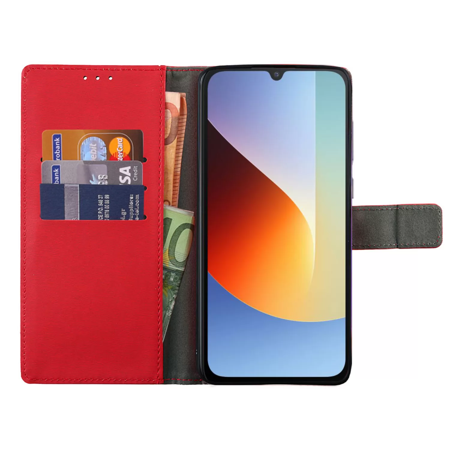 VOLTE-TEL ALLURE ΘΗΚΗ XIAOMI REDMI A7 PRO 4G 6.9in  MAGNET BOOK STAND CLIP RED - Image 2