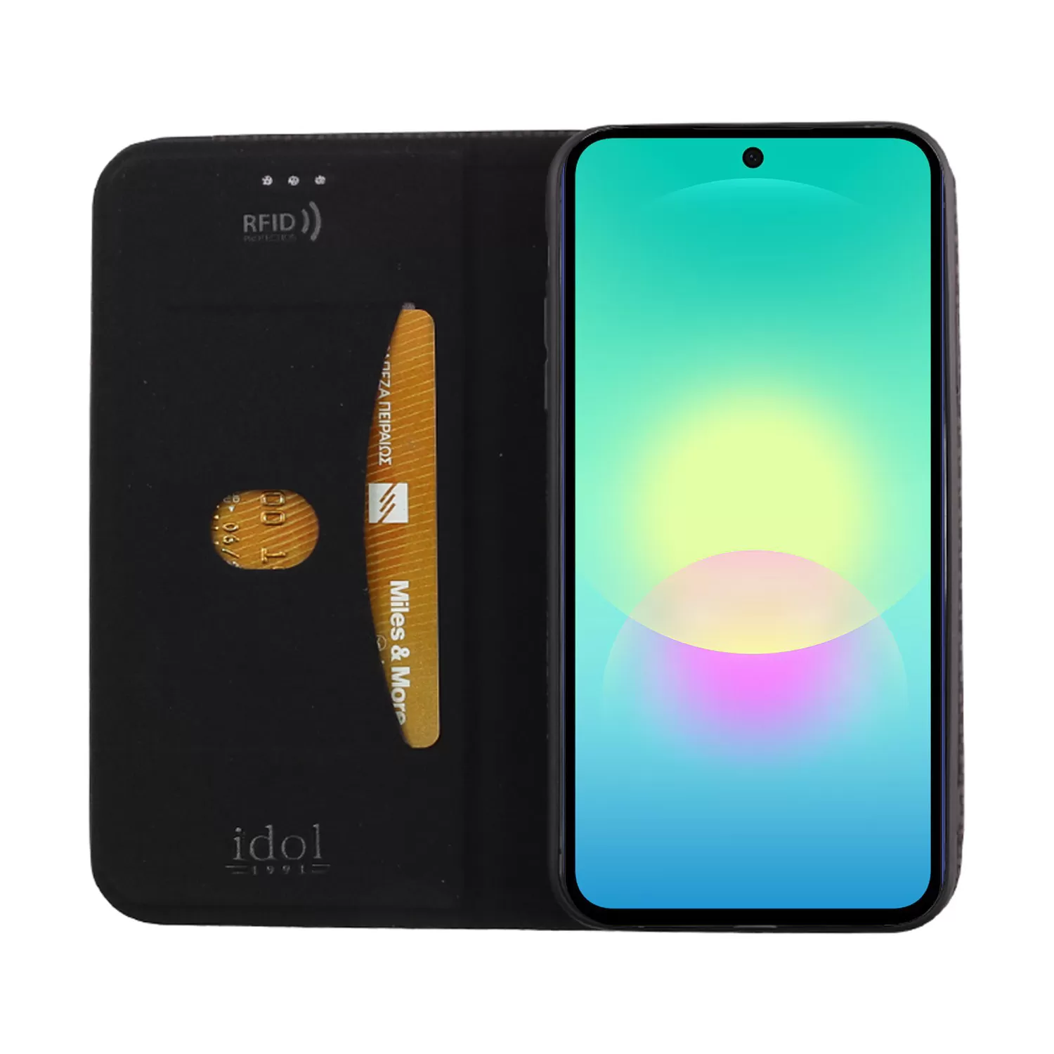 IDOL 1991 ELITE ΘΗΚΗ SAMSUNG A27 5G A276 6.7in  ANTI-RFID BOOK STAND BLACK - Image 2