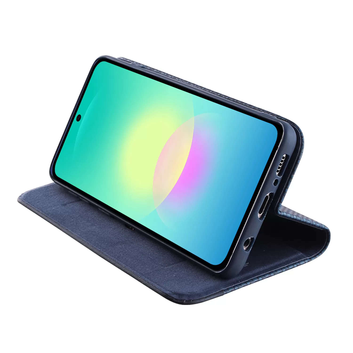 IDOL 1991 ELITE ΘΗΚΗ SAMSUNG A27 5G A276 6.7in  ANTI-RFID BOOK STAND BLUE - Image 5