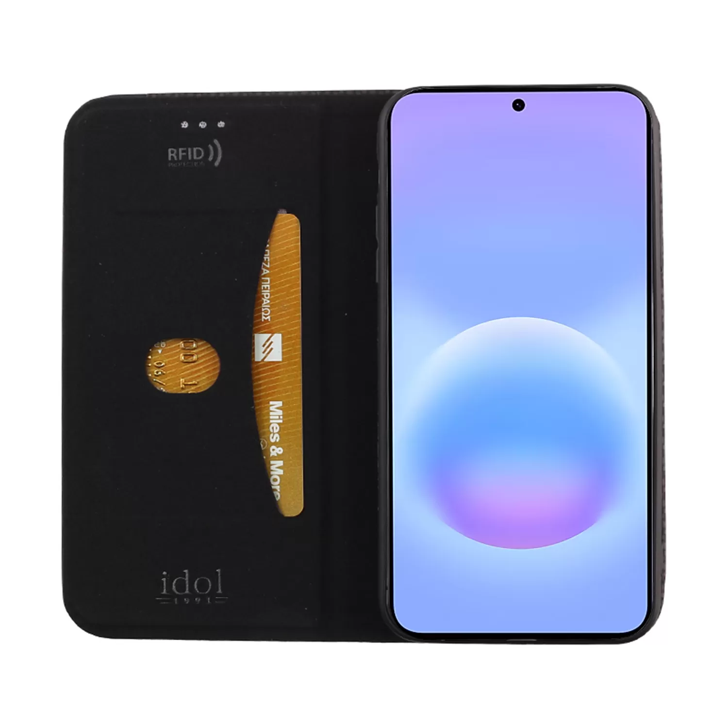 IDOL 1991 ELITE ΘΗΚΗ SAMSUNG A57 5G A576 6.7in  ANTI-RFID BOOK STAND BLACK - Image 2