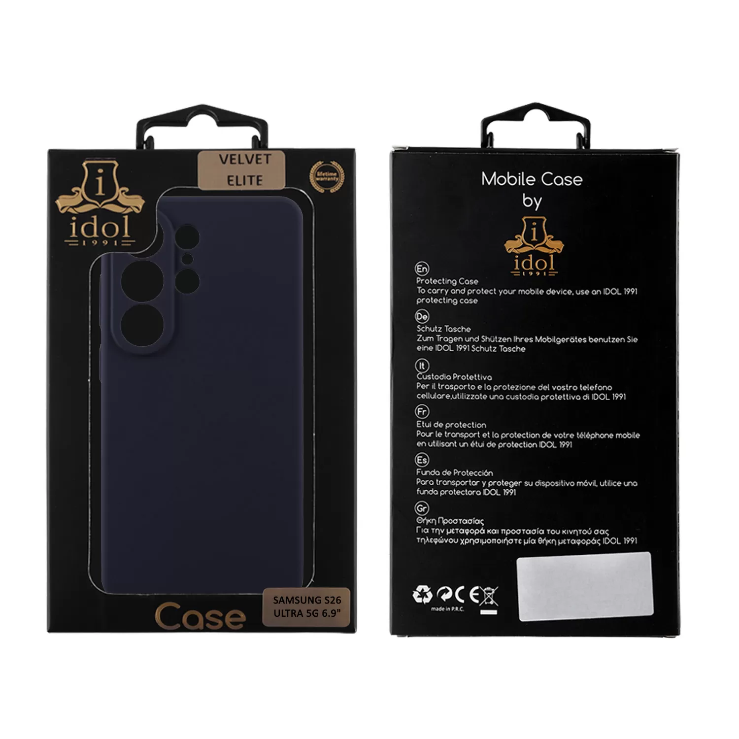 IDOL 1991 VELVET ELITE TPU ΘΗΚΗ SAMSUNG S26 ULTRA 5G S948 6.9in 4 SIDE FULL CAMERA PROTECTION BLUE - Image 8
