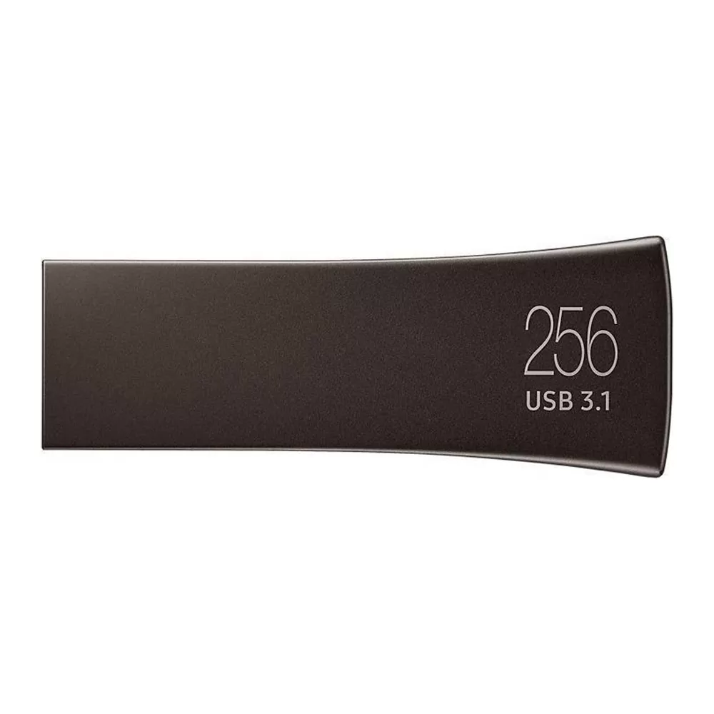 SAMSUNG USB FLASH DRIVE 256GB BAR PLUS USB-A 3.1 MUF-256BE4APC (400Mbps) GREY - Image 2