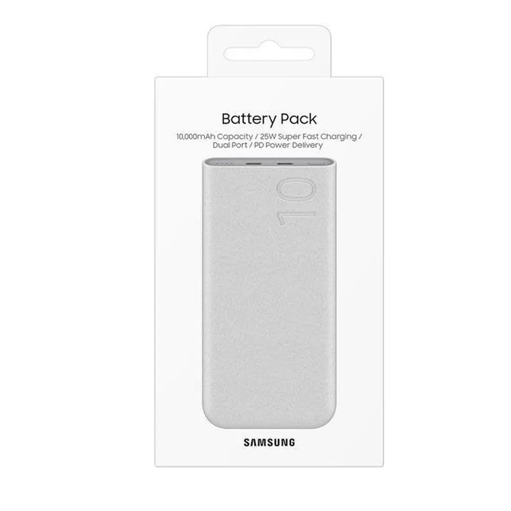 POWER BANK SAMSUNG EB-P3400XUEGEU 10000mAh SUPER FAST 25W CHARGING/DUAL PORT/PD POWER DELIVERY ΜΠΕΖ PACKING OR - Image 4