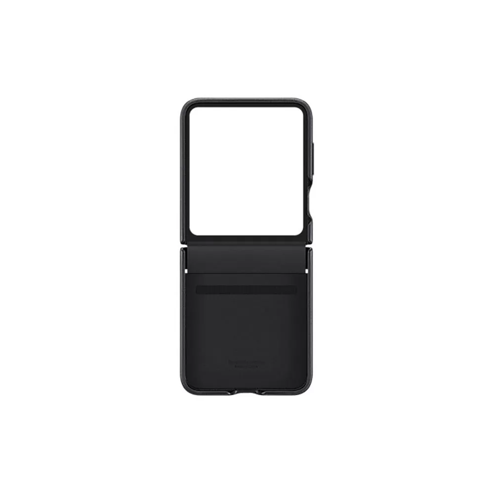 ΘΗΚΗ SAMSUNG Z FLIP 5 5G F731 LEATHER COVER EF-VF731PBEGWW BLACK PACKING OR - Image 4
