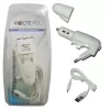 VOLTE-TEL MICRO USB (USB DUO TRAVEL-ΦΟΡΤΙΣΤΗΣ ΑΥΤΟΚΙΝΗΤΟΥ VTDU2 1500mA 7.5W+VCD01 ΦΟΡΤΙΣΗΣ-DATA) WHITE
