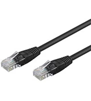 ΚΑΛΩΔΙΟ ΔΙΚΤΥΟΥ UTP CAT-5e 2xRJ45 0.5m ΜΑΥΡΟ - Image 2