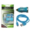 VOLTE-TEL MICRO USB(ΦΟΡΤΙΣΗΣ-DATA VCD01+ΦΟΡΤΙΣΤΗΣ ΑΥΤΟΚΙΝΗΤΟΥ VCU09 1200mA 6W) BLUE