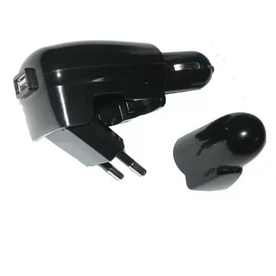 VOLTE-TEL USB DUO TRAVEL-ΦΟΡΤΙΣΤΗΣ ΑΥΤΟΚΙΝΗΤΟΥ 1500mA 7.5W BLACK VTDU2 - Image 2