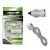 VOLTE-TEL LIGHTNING USB(ΦΟΡΤΙΣΗΣ-DATA VCD01+ΦΟΡΤΙΣΤΗΣ ΑΥΤΟΚΙΝΗΤΟΥ VCU09 1200mA 6W)WHITE iOS9