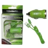 VOLTE-TEL LIGHTNING USB(ΦΟΡΤΙΣΗΣ-DATA VCD01+ΦΟΡΤΙΣΤΗΣ ΑΥΤΟΚΙΝΗΤΟΥ VCU09 1200mA 6W)GREEN iOS7