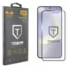 IDOL 1991 TITANIUM TEMPERED GLASS SAMSUNG S24 PLUS 5G 6.7in 9H 0.2mm SEMI CURVED FINGER UNLOCK FULL GLUE ULTRA THIN BLACK