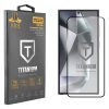 IDOL 1991 TITANIUM TEMPERED GLASS SAMSUNG S24 ULTRA 5G 6.8in 9H 0.2mm  SEMI CURVED FINGER UNLOCK FULL GLUE ULTRA THIN BLACK