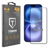 IDOL 1991 TITANIUM TEMPERED GLASS IPHONE 16 6.1in 9H 0.25mm  SEMI CURVED FULL GLUE BLACK
