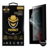 IDOL 1991 PRIVACY ANTISPY TEMPERED GLASS SAMSUNG S22 ULTRA 5G S908 6.8in 9H 0.25mm 3D SEMI CURVED EDGE GLUE BLACK