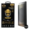 IDOL 1991 PRIVACY ANTISPY TEMPERED GLASS SAMSUNG S25 ULTRA 5G 6.9in 9H 0.2mm 3D SEMI CURVED EDGE GLUE FINGER UNLOCK BLACK