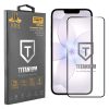IDOL 1991 TITANIUM TEMPERED GLASS IPHONE 16E/ IPHONE 17E 6.1in 9H 0.25mm  SEMI CURVED FULL GLUE BLACK