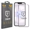 IDOL 1991 TITANIUM TEMPERED GLASS IPHONE 16E/ IPHONE 17E 6.1in 9H 0.25mm  SEMI CURVED FULL GLUE BLACK