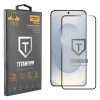 IDOL 1991 TITANIUM TEMPERED GLASS SAMSUNG S25 5G 6.2in 9H 0.20mm  SEMI CURVED FINGER UNLOCK FULL GLUE ULTRA THIN BLACK