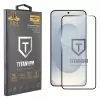 IDOL 1991 TITANIUM TEMPERED GLASS SAMSUNG S25 5G 6.2in 9H 0.20mm  SEMI CURVED FINGER UNLOCK FULL GLUE ULTRA THIN BLACK