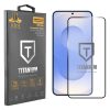 IDOL 1991 TITANIUM TEMPERED GLASS SAMSUNG S25 PLUS 5G 6.7in 9H 0.2mm  SEMI CURVED FINGER UNLOCK FULL GLUE ULTRA THIN BLACK