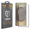IDOL 1991 TITANIUM TEMPERED GLASS SAMSUNG S25 ULTRA 5G 6.9in 9H 0.2mm  SEMI CURVED FINGER UNLOCK FULL GLUE ULTRA THIN BLACK
