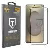 IDOL 1991 TITANIUM TEMPERED GLASS SAMSUNG S25 ULTRA 5G 6.9in 9H 0.2mm  SEMI CURVED FINGER UNLOCK FULL GLUE ULTRA THIN BLACK