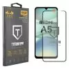 IDOL 1991 TITANIUM TEMPERED GLASS XIAOMI REDMI A5 4G 6.88in 9H 0.25mm  SEMI CURVED FULL GLUE BLACK