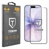 IDOL 1991 TITANIUM TEMPERED GLASS IPHONE 17 6.3in 9H 0.25mm  SEMI CURVED FULL GLUE BLACK