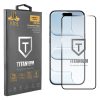 IDOL 1991 TITANIUM TEMPERED GLASS IPHONE 17 AIR 6.5in 9H 0.25mm  SEMI CURVED FULL GLUE BLACK