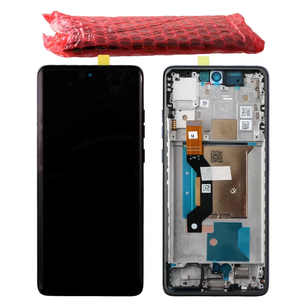MOTOROLA EDGE 60 FUSION ΟΘΟΝΗ P-OLED + TOUCH SCREEN + LENS + FRAME 5D68C29878 PANTONE SLIMSTREAM ORIGINAL SERVICE PACK
