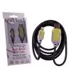 NSP LIGHTNING FAST CARBON USB 2.1A ΦΟΡΤΙΣΗΣ-DATA GOLD 1.5m iOS11