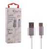 VOLTE-TEL TYPE C->USB 3.0 ALUMINIUM 3.5A ΦΟΡΤΙΣΗΣ-DATA 1.2m VCD06 WHITE