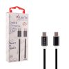 VOLTE-TEL USB-C TYPE C->TYPE C ALUMINIUM 3.5A ΦΟΡΤΙΣΗΣ-DATA 1.2m VCD06 BLACK