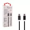 VOLTE-TEL USB-C TYPE C->TYPE C ALUMINIUM 3.5A ΦΟΡΤΙΣΗΣ-DATA 1.2m VCD06 BLACK