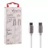 VOLTE-TEL USB-C TYPE C->TYPE C ALUMINIUM 3.5A ΦΟΡΤΙΣΗΣ-DATA 1.2m VCD06 WHITE
