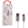 VOLTE-TEL TYPE C->USB 2.0 ALUMINIUM 2.5A ΦΟΡΤΙΣΗΣ-DATA 1.2m VCD06 WHITE