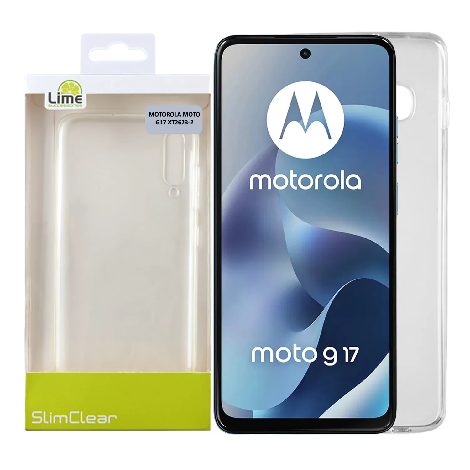 LIME ΘΗΚΗ MOTOROLA MOTO G17 XT2623-2 6.72" SLIMCLEAR TPU CAMERA GUARD ΔΙΑΦΑΝΗ