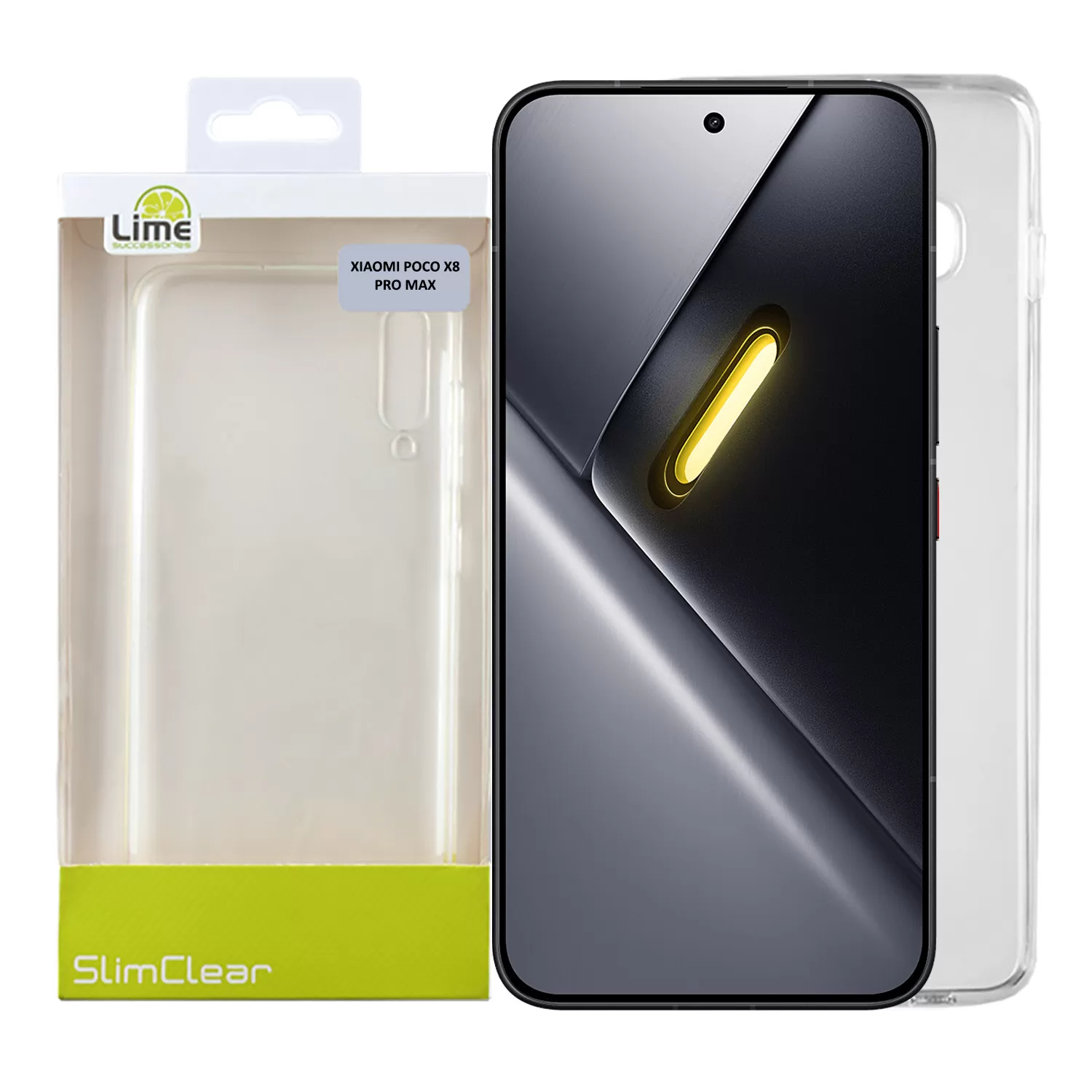 LIME ΘΗΚΗ XIAOMI POCO X8 PRO MAX 6.83" SLIMCLEAR TPU FULL CAMERA PROTECTION ΔΙΑΦΑΝΗ
